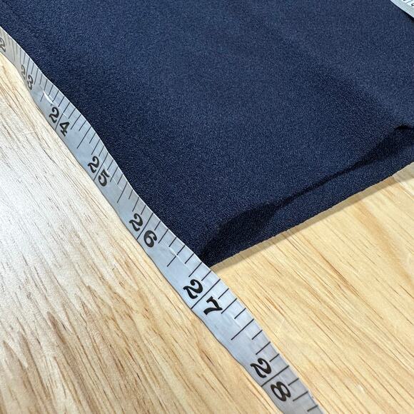 Eliza J NWT Bubble Sleeve Crepe Jumpsuit Navy Size 22W Straight Leg Pleated - Picture 9 of 9